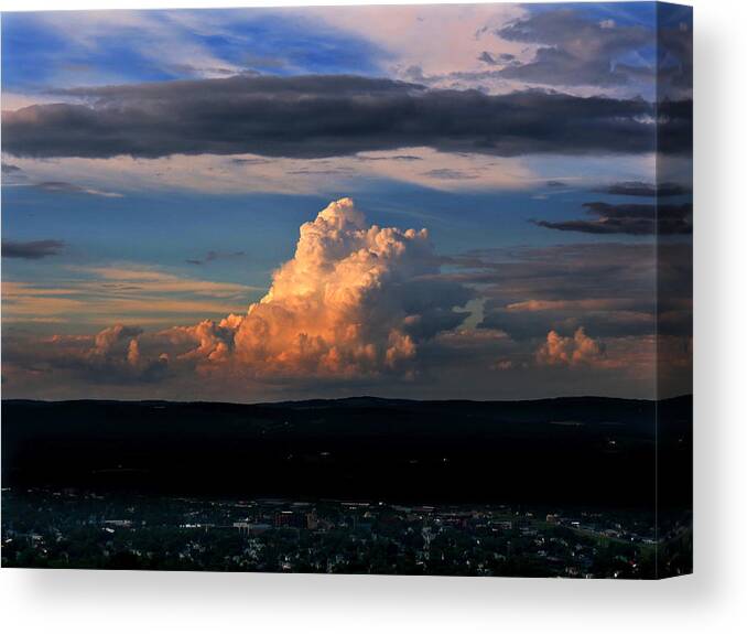 Clouds Canvas Print featuring the photograph Castle in the Sky by Azthet Photography