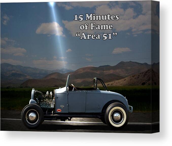 1932 Canvas Print featuring the photograph Close Encounters of the Hot Rod Kind by Tim McCullough