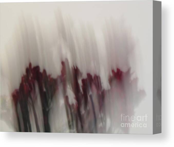 Floral Canvas Print featuring the photograph Florals In Motion 5 by Cedric Hampton