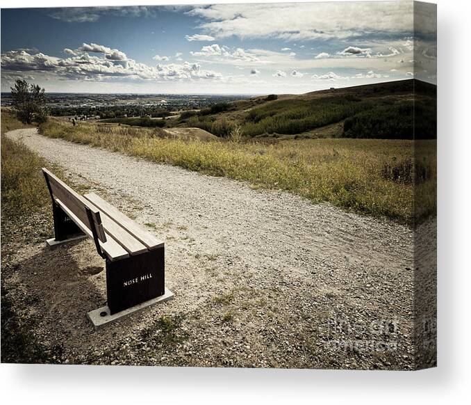 Canada Canvas Print featuring the photograph Hilltop by RicharD Murphy