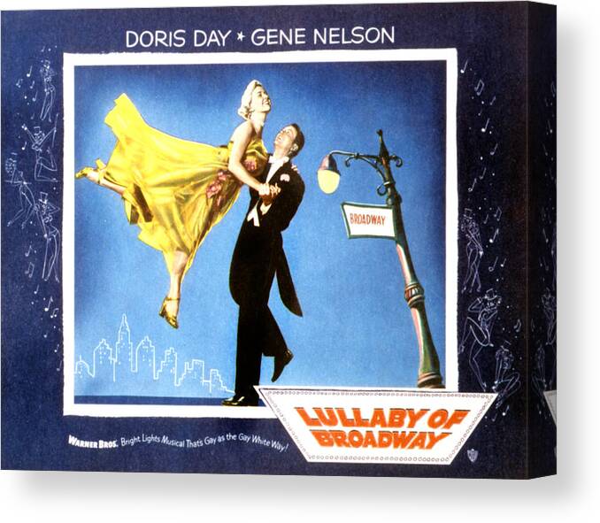 1950s Movies Canvas Print featuring the photograph Lullaby Of Broadway, Doris Day, Gene by Everett