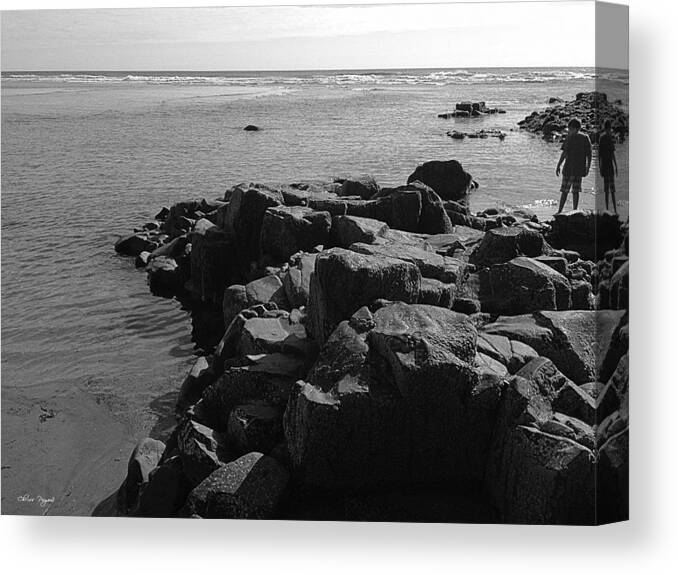 Beach Canvas Print featuring the photograph Oceanside Beach by Chriss Pagani