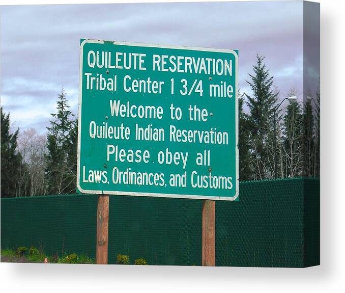 Twilight Canvas Print featuring the photograph Quileute Reservation La Push by Kelly Manning