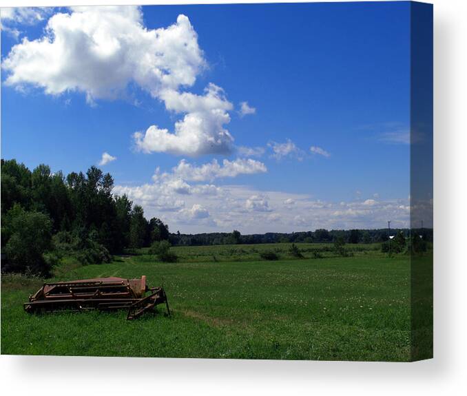 Farm Canvas Print featuring the photograph Ready For Work by Bob Johnson