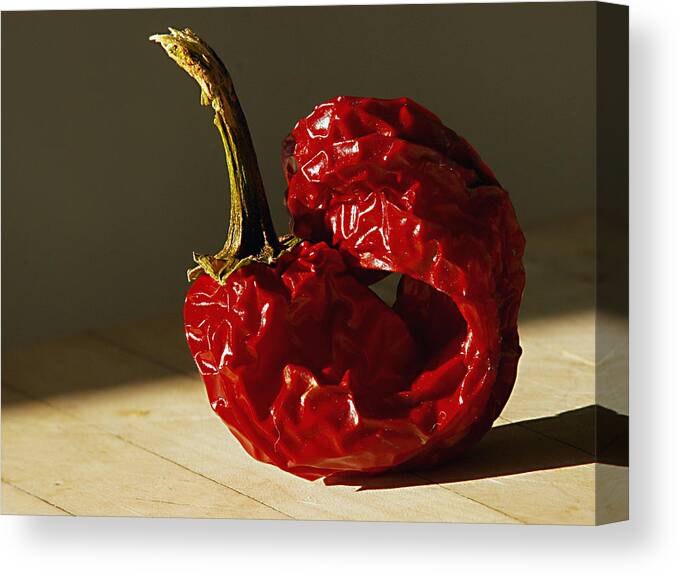 Vegetables Canvas Print featuring the photograph Red Pepper by Joe Schofield