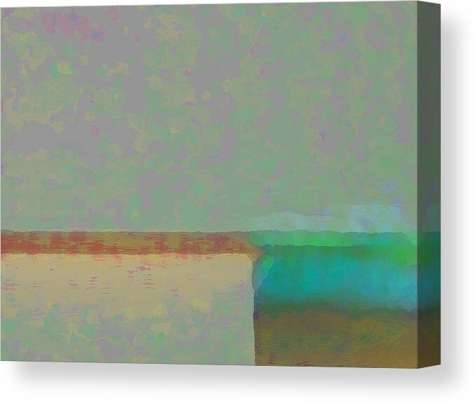 Abstract Canvas Print featuring the digital art Rise by Richard Laeton