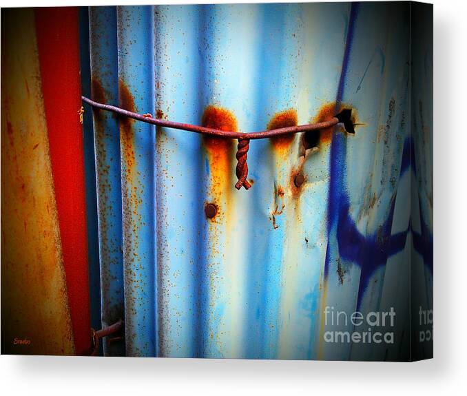Rust Canvas Print featuring the photograph Strong by Eena Bo