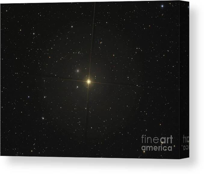 Mirach Canvas Print featuring the photograph The Red Giant Star Beta Andromedae by Filipe Alves
