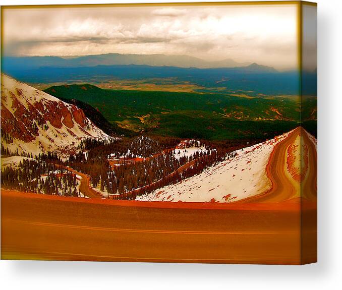  Canvas Print featuring the photograph The Valley by Amber Hennessey