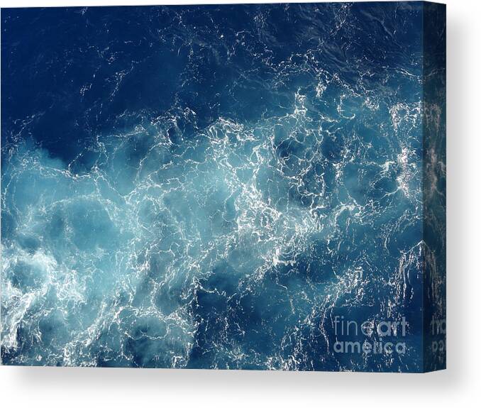 Pattern Canvas Print featuring the photograph Water pattern by Dejan Jovanovic