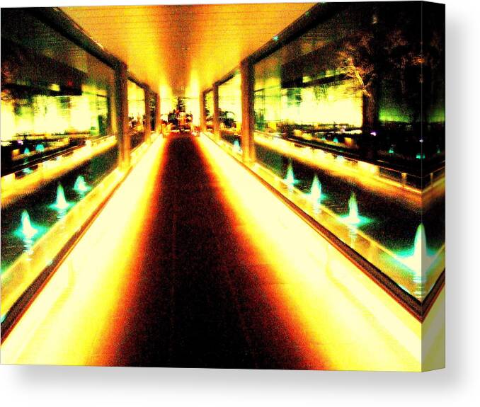 Departure Canvas Print featuring the photograph Departure #1 by Kumiko Mayer
