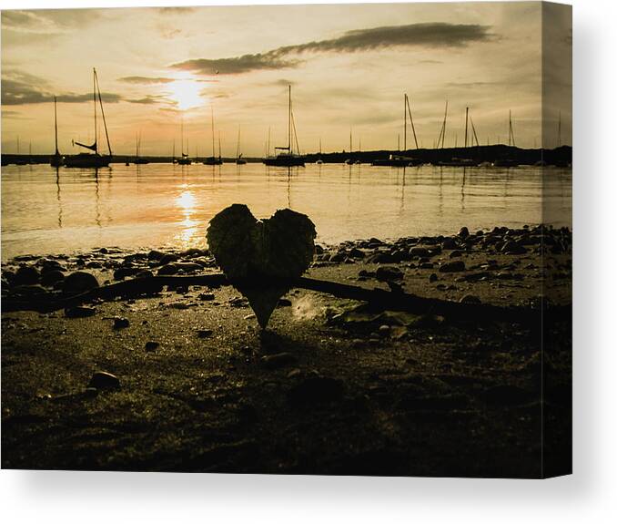 Sunset Canvas Print featuring the photograph I Love Sunset #1 by Cesar Vieira