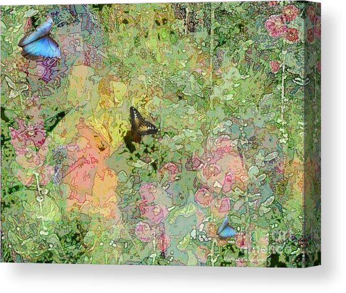 Photography Canvas Print featuring the photograph Summer Pastels by Kathie Chicoine