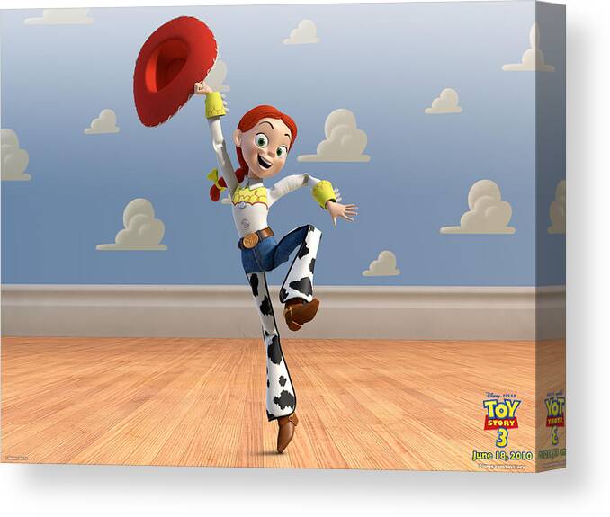 Toy Story 3 Canvas Print featuring the digital art Toy Story 3 #1 by Super Lovely