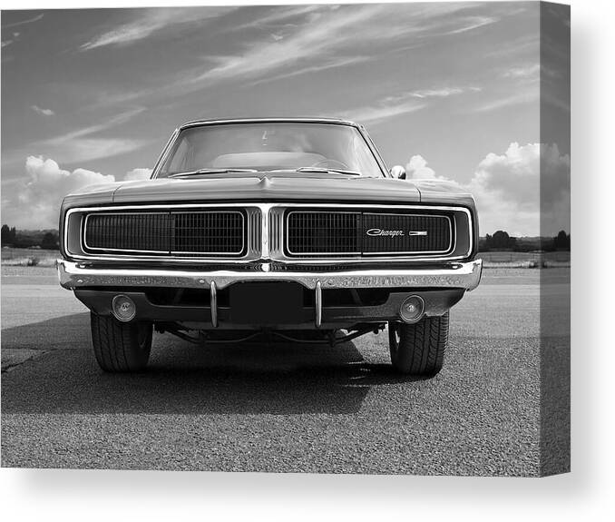Dodge Canvas Print featuring the photograph 1969 Dodge Charger by Gill Billington