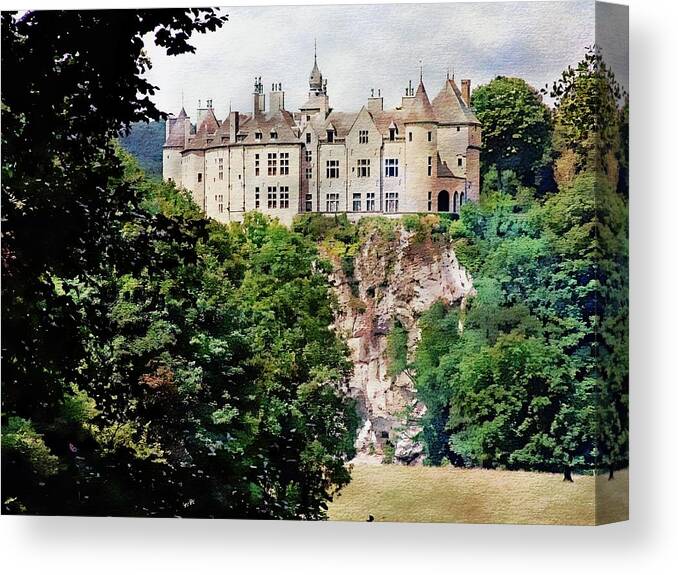 Europe Belgium Canvas Print featuring the photograph Chateau de Walzin - Belgium #2 by Joseph Hendrix