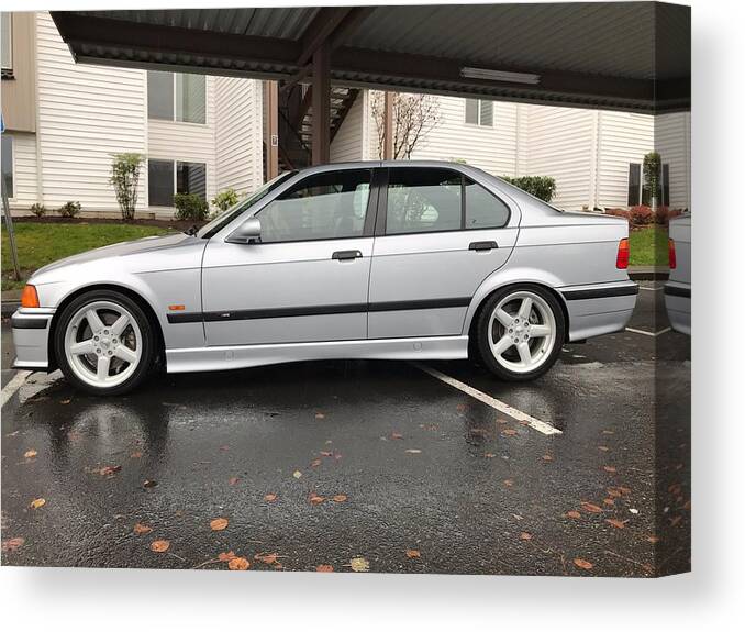 Bmw M3 Canvas Print featuring the photograph Bmw M3 #3 by Jackie Russo