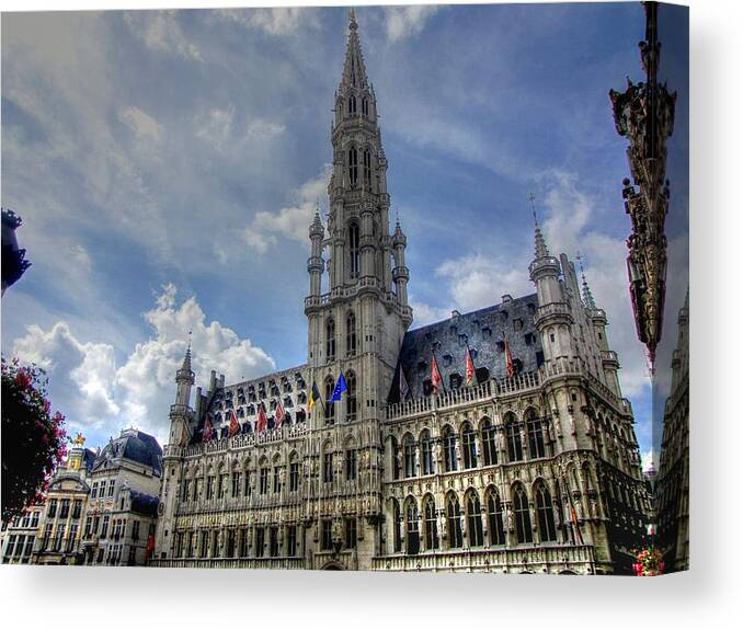 Brussels Belgium Canvas Print featuring the photograph Brussels BELGIUM by Paul James Bannerman