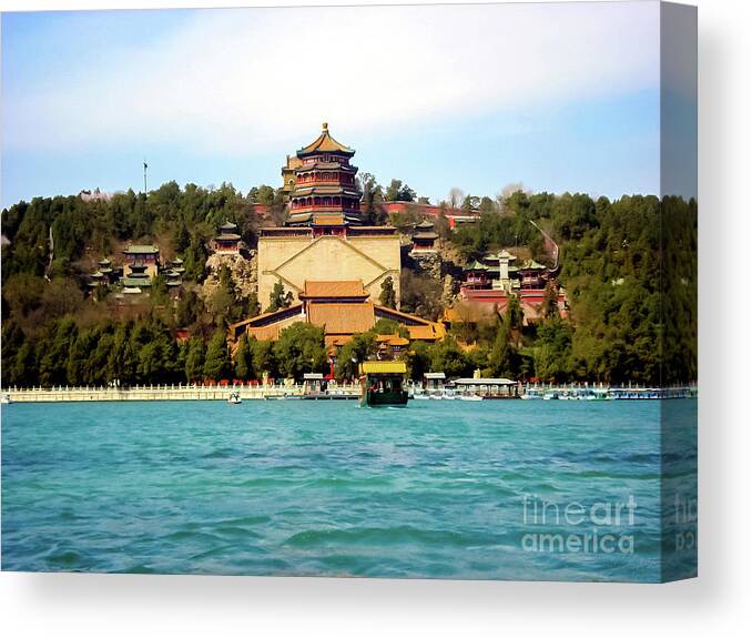 China Canvas Print featuring the photograph Discovering China #4 by Marisol VB