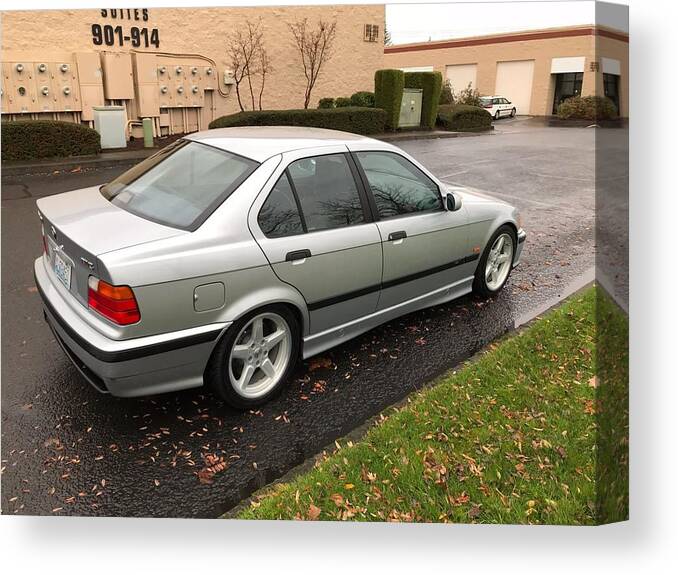 Bmw M3 Canvas Print featuring the photograph Bmw M3 #4 by Jackie Russo