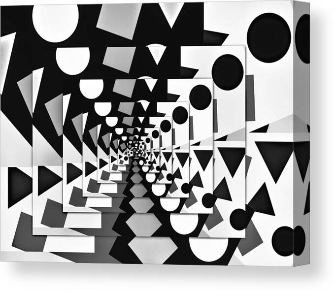 Abstract Canvas Print featuring the photograph A Priori II by Aurelio Zucco