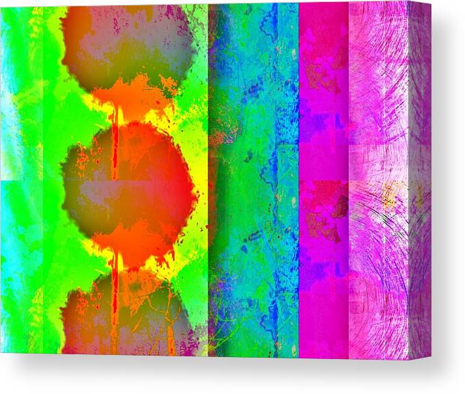 Stack Canvas Print featuring the photograph A Weekend Experiment by Andy Rhodes