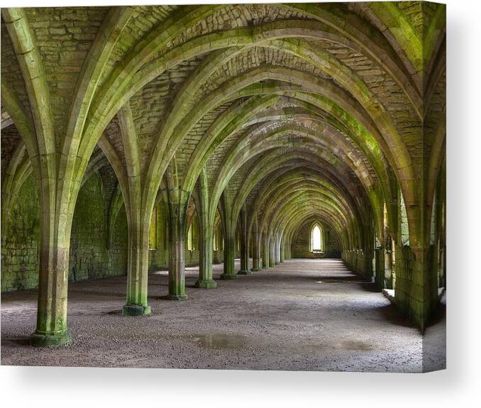 Abbey Canvas Print featuring the photograph Abbey by Jackie Russo