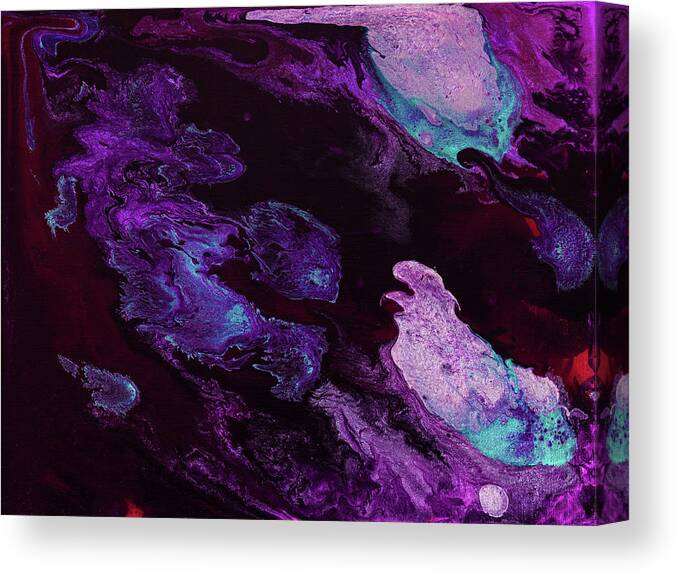 Canvas Print featuring the painting Across the Universe by Jennifer Walsh