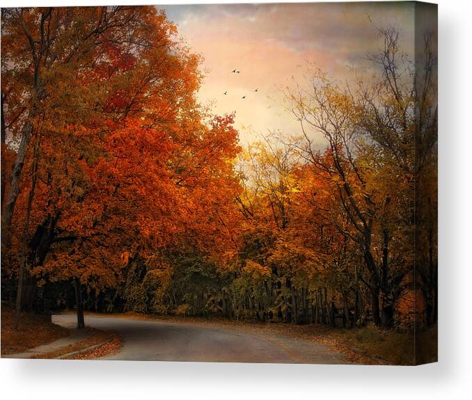 Nature Canvas Print featuring the photograph After the Rain by Jessica Jenney