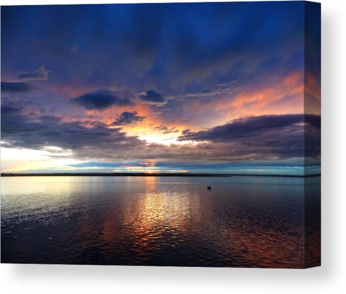 Afterglow Canvas Print featuring the photograph Afterglow by Dark Whimsy