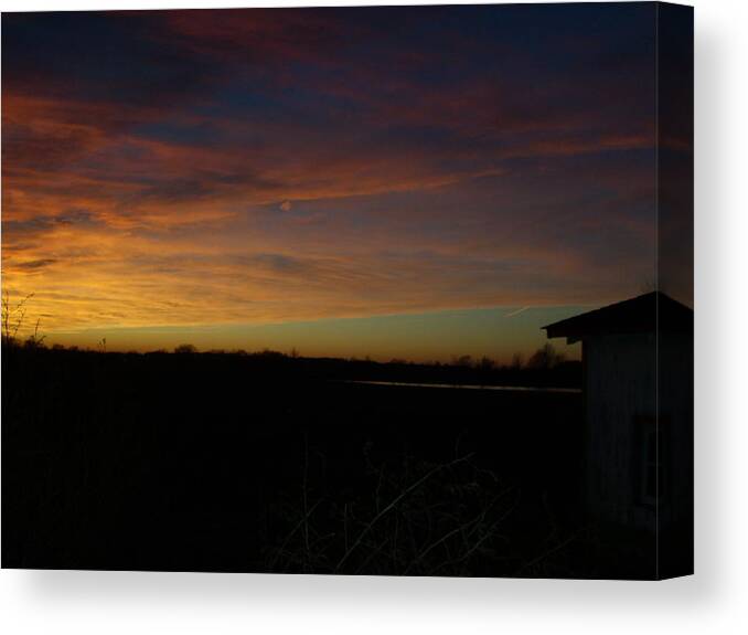 Landscape Canvas Print featuring the photograph Almost There by Traci Goebel