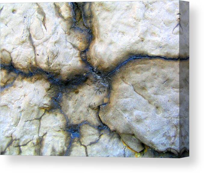 Rock Canvas Print featuring the photograph Azure Abyss by David Dunham