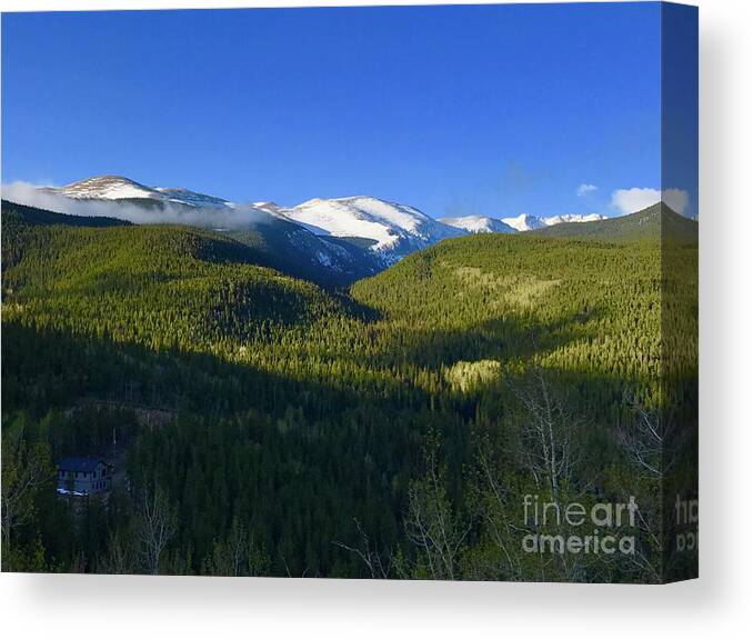 Mountain Canvas Print featuring the photograph Beauty by Dennis Richardson