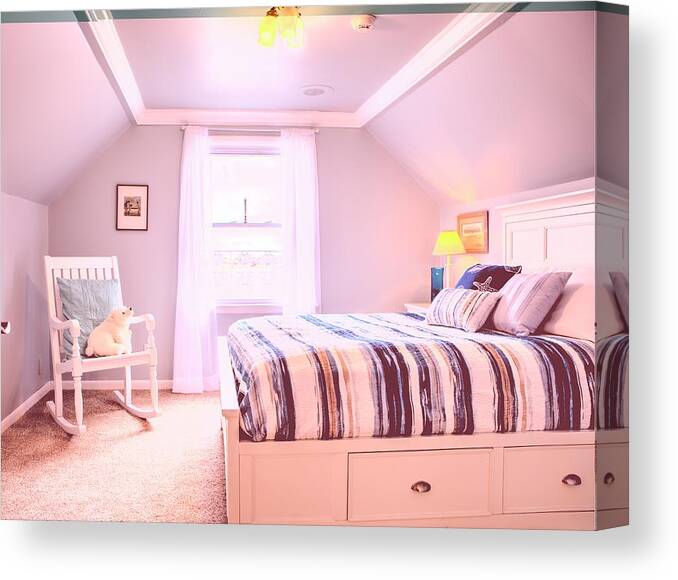 Bedroom Canvas Print featuring the photograph Bedroom Three by Jeff Kurtz