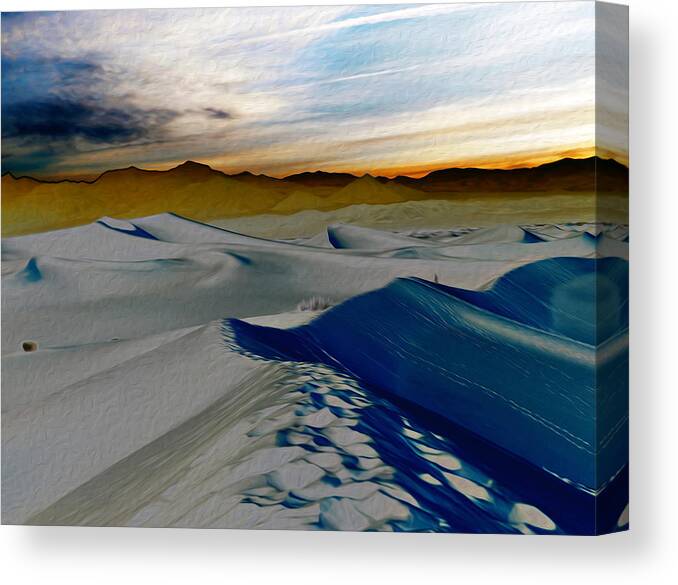 Death Valley National Park Canvas Print featuring the photograph Been Through The Desert by Joe Schofield