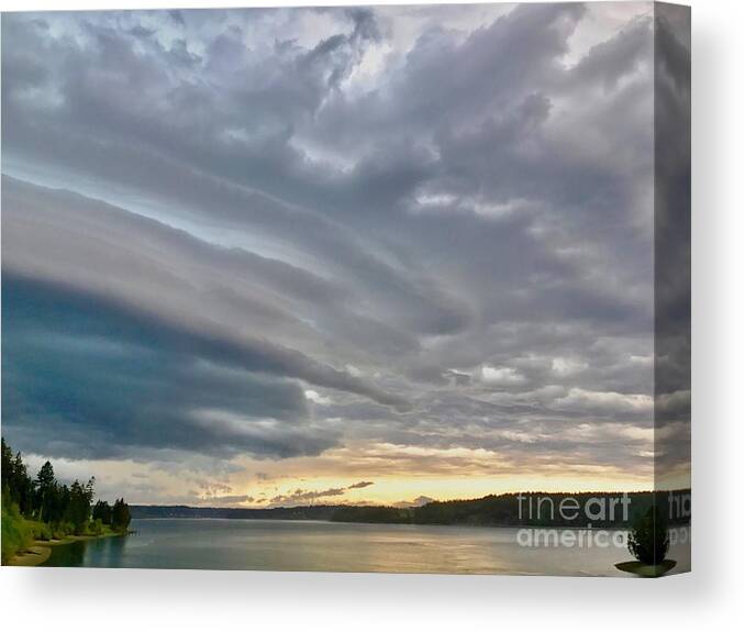 Photography Canvas Print featuring the photograph Before the Storm by Sean Griffin