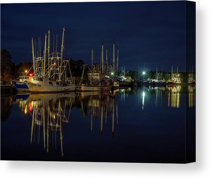 Blue Canvas Print featuring the photograph Blue Bayou by Brad Boland