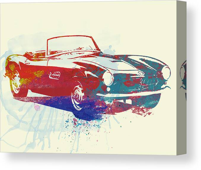 Bmw 507 Canvas Print featuring the photograph Bmw 507 by Naxart Studio