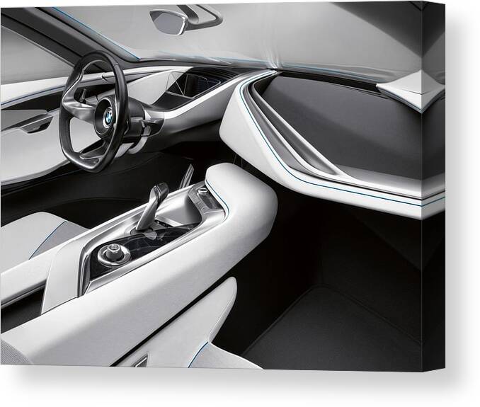 Bmw I8 Canvas Print featuring the photograph BMW i8 by Jackie Russo