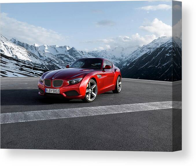 Bmw Zagato Coupe Canvas Print featuring the photograph Bmw Zagato Coupe by Jackie Russo