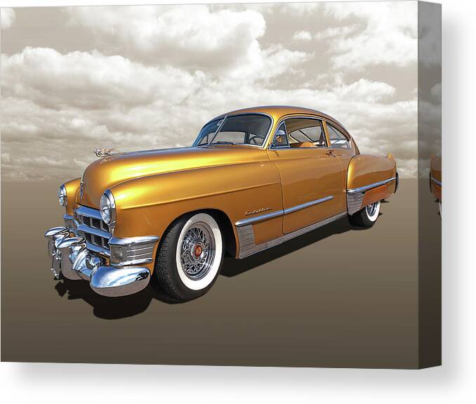 Cadillac Canvas Print featuring the photograph Cadillac Sedanette 1949 by Gill Billington