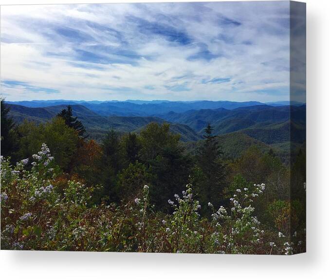 Nature Canvas Print featuring the photograph Caney Fork Overlook by Richie Parks