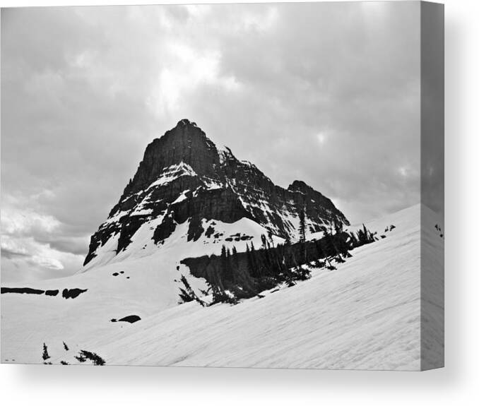 Glacier Canvas Print featuring the photograph Cannon Mountain by Jedediah Hohf