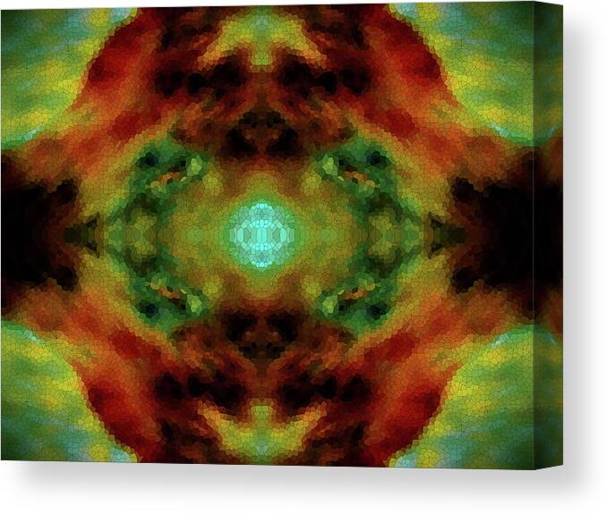 Finland Canvas Print featuring the photograph Carpet abstract by Jouko Lehto