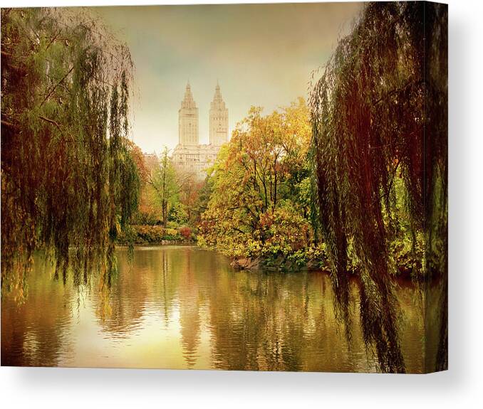 San Remo Canvas Print featuring the photograph Central Park Splendor by Jessica Jenney