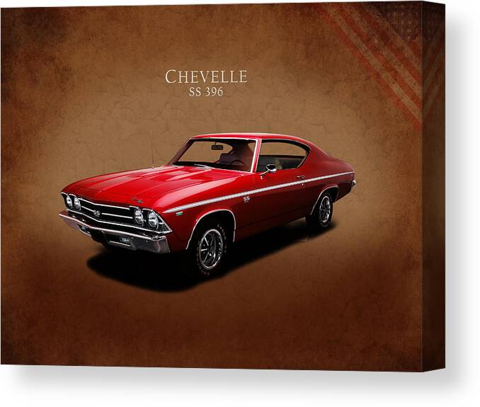 Chevrolet Chevelle Ss 396 Canvas Print featuring the photograph Chevrolet Chevelle SS 396 by Mark Rogan
