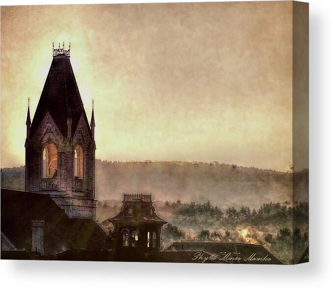 Church Canvas Print featuring the photograph Church Steeple 4 for Cup by Phyllis Meinke