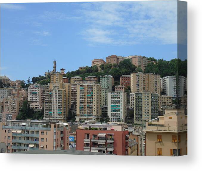 Italy Canvas Print featuring the photograph City by Yohana Negusse