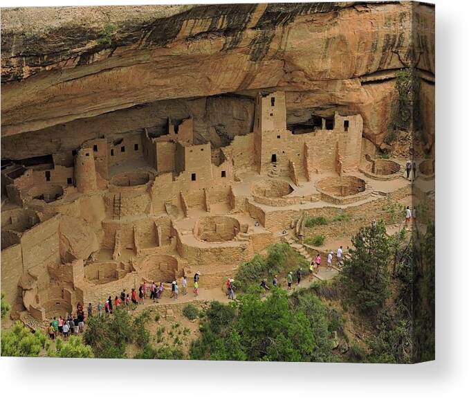 Cliff Palace Canvas Print featuring the photograph Cliff Palace by Connor Beekman