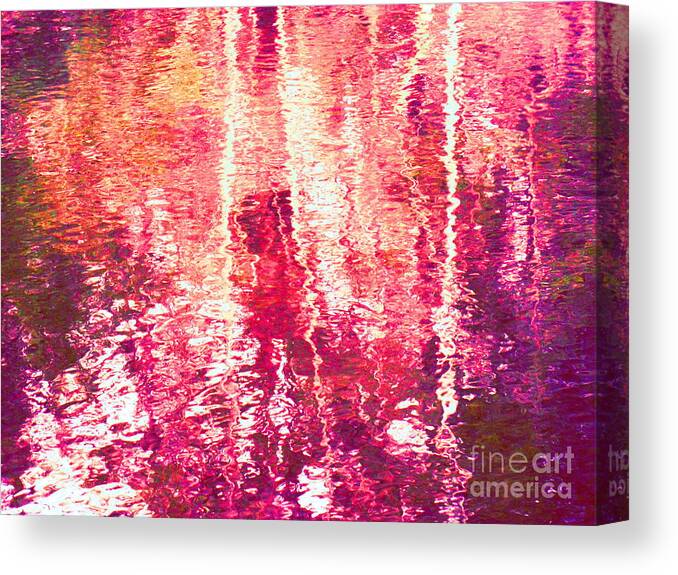 Abstract Canvas Print featuring the photograph Conflicted In the Moment by Sybil Staples
